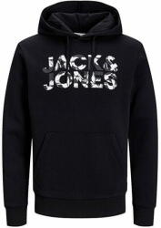 JACK & JONES Férfi melegítőfelső JJEJEFF Standard Fit 12250682 Black (Méret L)