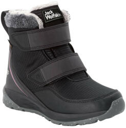 Jack Wolfskin Polar Wolf Texapore Mid Vc K gyerek cipő Cipőméret (EU): 38 / fekete/rózsaszín
