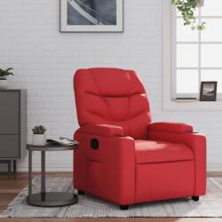 vidaXL piros műbőr dönthető fotel (372470)