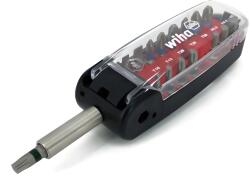 Wiha Bit készlet 17 db-os vegyes + 1/4" adapter CroCo markolat dobozban (35565)