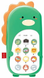  Aga4Kids Dětský telefon Dinosaurus Zelený