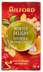 Milford winter delight zöld tea gyömbér-narancs 20x1, 75g 35 g - homeandwash