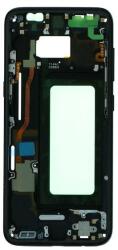 tel-szalk-02097 Samsung Galaxy S8 fekete előlap lcd keret, burkolati elem (tel-szalk-02097)