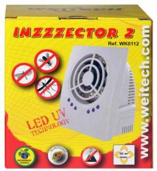  Weitech Szúnyogcsapda UV +ventilátor - Led, 20 m2, beltéri (WK0112 - WK0112)