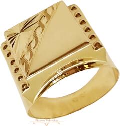 Arany Pecsétgyűrű (méret: 66) SG 83390
