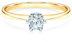 SAVICKI Inel de logodnă Triumph of Love: aur bicolor, cu diamant - savicki - 4 204,00 RON