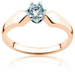 SAVICKI Inel de logodnă Triumph of Love: aur bicolor, cu diamant - savicki - 6 847,00 RON