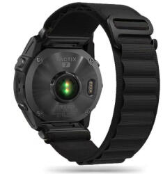 Tech-Protect Nylon szíj Garmin Fenix 5 / 6 / 6 Pro / 7, black - mobilego