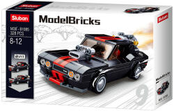 Sluban Model Bricks - 2 az 1-ben utcai versenyautó építőjáték készlet (M38-B1085)