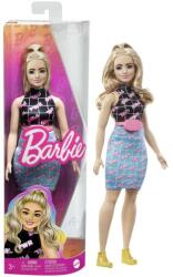 Mattel - Barbie model - rochie neagră si albastră cu iceberg (25HPF78) Papusa Barbie