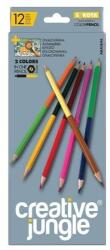 Creative Jungle Színes ceruza készlet, kétvégű duocolor 12/24 szín Creative Jungle 24 klf. szín (ABA1846A)