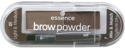Essence Brow Powder Set pudra de sprancene cu aplicator Woman 2.3 g - monna - 21,58 RON