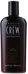 American Crew Soluție pentru îngrijirea părului și corpului 3 în 1 Arbore de ceai - American Crew Tea Tree 3-in-1 Shampoo, Conditioner and Body Wash 250 ml