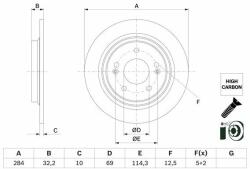 Bosch Disc frana BOSCH 0 986 479 G77 - piesa-auto