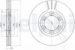 DELPHI Disc frana DELPHI BG4104 - piesa-auto