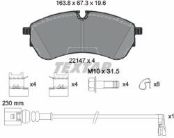 TEXTAR set placute frana, frana disc TEXTAR Q+ 2214703 (2214703)