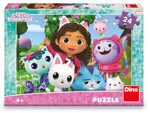 Dino Puzzle 24 db - Gabi babaháza (351707)