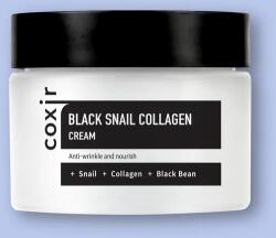 coxir Anti-aging arckrém csigamucinnal és kollagénnel Black Snail Collagen Cream - 30 ml