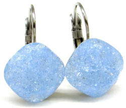 PÁRNA NAGY PÁRNA kapcsos fülbevaló - 12 mm (light sapphire ice) (2023120225)