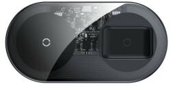 Baseus 220V Wireless BASEUS 15W, SIMPLE PRO 2в1 Phone+AirPods, WXJK-CA02
