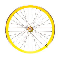 SXT Roata Fata Single Speed Fixie SXT 700-32H 40 mm Galben