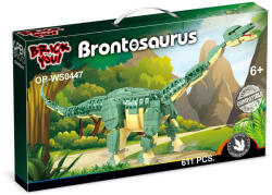 Open Brick Source Dinozaur de jucarie - Set constructie Brontozaur (611 piese) (OB-WS0447) - drool