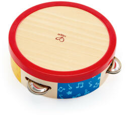 Hape Jucarie din lemn - Tamburina (E0607A) Instrument muzical de jucarie