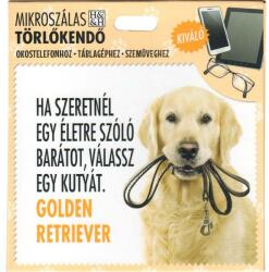 History & Heraldry Golden retriever kutyás mikroszálas törlőkendő - H&H (CAR-32252)