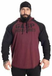 GASP INC - Long Sleeve Thermal Hoodie - Férfi Kapucnis Pulóver - Bordó