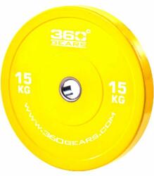 360 GEARS - Olympic Weightlifting Plate - Olimpiai Súlyemelő Tárcsa - 15 Kg