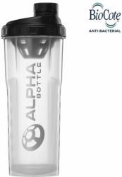 Alpha Designs - Alpha Bottle 750 - 100% Leak-proof Shaker Bottle - Clear/black