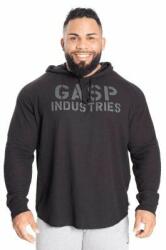 GASP INC - Long Sleeve Thermal Hoodie - Férfi Kapucnis Pulóver - Fekete