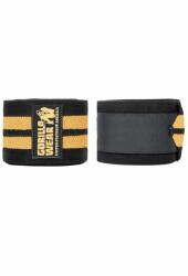 Gorilla Wear - Knee Wraps - Térdbandázs - Fekete/arany - 200 Cm