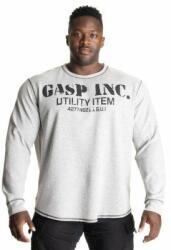 GASP INC - Thermal Gym Sweater - Grey Melange - Férfi Edzőtermi Pulóver - Világos Szürke