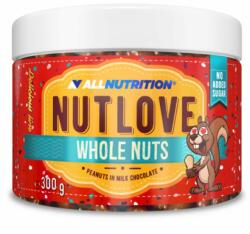 ALLNUTRITION - Nutlove Whole Nuts - Peanuts In Milk Chocolate - 300 G