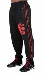 Gorilla Wear - Buffalo Old School Workout Pants - Black/red - Férfi Nadrág - Fekete/piros
