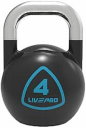 LIVEPRO - Steel Competition Kettlebell - Acél Fogantyús Verseny Kettlebell - 4 Kg