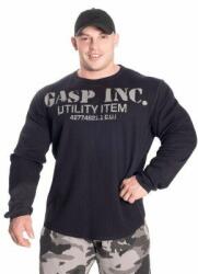 GASP INC - Thermal Gym Sweater - Asphalt - Férfi Edzőtermi Pulóver - Aszfalt Szürke