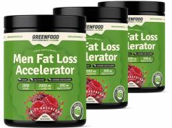 GreenFood Nutrition PERFORMANCE - MEN FAT LOSS ACCELERATOR - ZSÍRÉGETÉST GYORSÍTÓ ITALPOR - 3x420 G