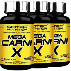 Scitec Nutrition - MEGA CARNI 1000 - L-CARNITINE FORMULA - 3 x 60 KAPSZULA