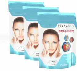 Collango - COLLAGEN POWDER NATURAL - ÍZESÍTETLEN KOLLAGÉN POR PEPTAN® MARHAKOLLAGÉNNEL - 3 x 315