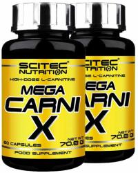 Scitec Nutrition - MEGA CARNI 1000 - L-CARNITINE FORMULA - 2 x 60 KAPSZULA