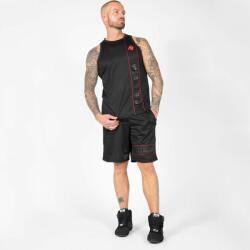 Gorilla Wear - Branson Shorts - Black/red - Férfi Rövidnadrág - Fekete/piros