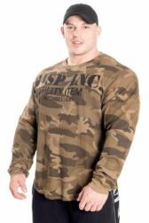 GASP INC - Thermal Gym Sweater - Green Camoprint - Férfi Edzőtermi Pulóver - Zöld Terepmintás