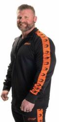 GASP INC - Track Suit Jacket - Retro Melegítőfelső - Fekete/narancs