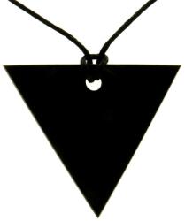 Shungit / Sungit medál -háromszög -női