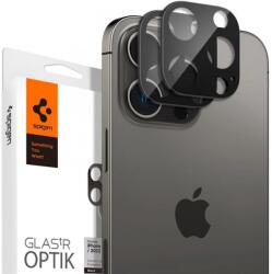 Spigen GlastR Optic protecția camerei lentilă iPhone 15 Pro/15 Pro Max/14 Pro/14 Pro Max 2buc negru (AGL05273)