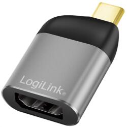 LogiLink USB 3.1 Type C DisplayPort 1.4 Átalakító Fekete-Szürke 3cm CUA0204 (CUA0204)