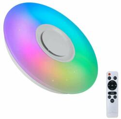 Bluetooth-os RGB színes távirányítós mennyezeti lámpa hangszórókk (00952)