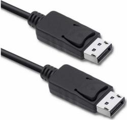 Qoltec 50371 DisplayPort 1.2 - DisplayPort 1.2 Kábel 1m - Fekete (50371)